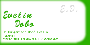 evelin dobo business card