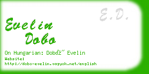 evelin dobo business card